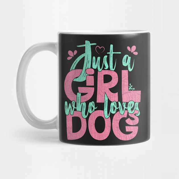 Just A Girl Who Loves Dogs - Dog lover Pet Gift graphic by theodoros20